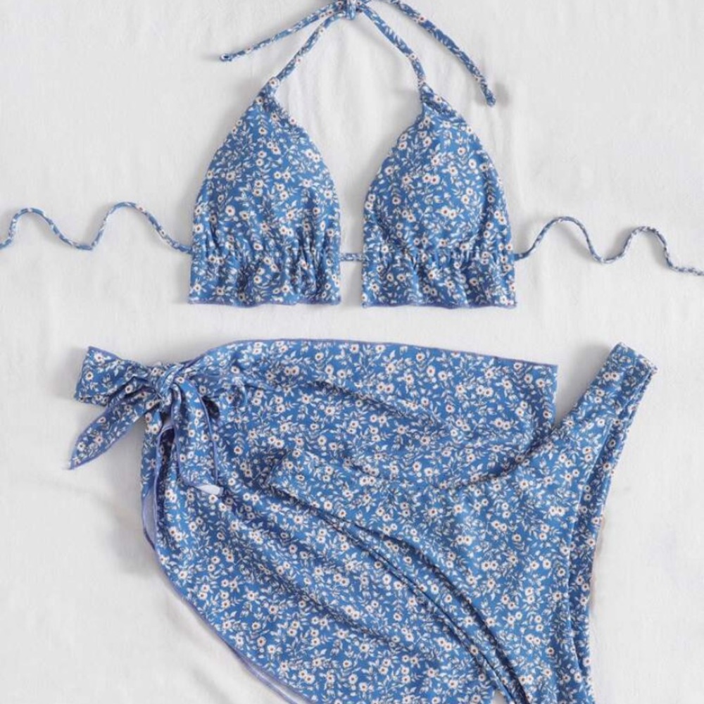 Blue shein bikini